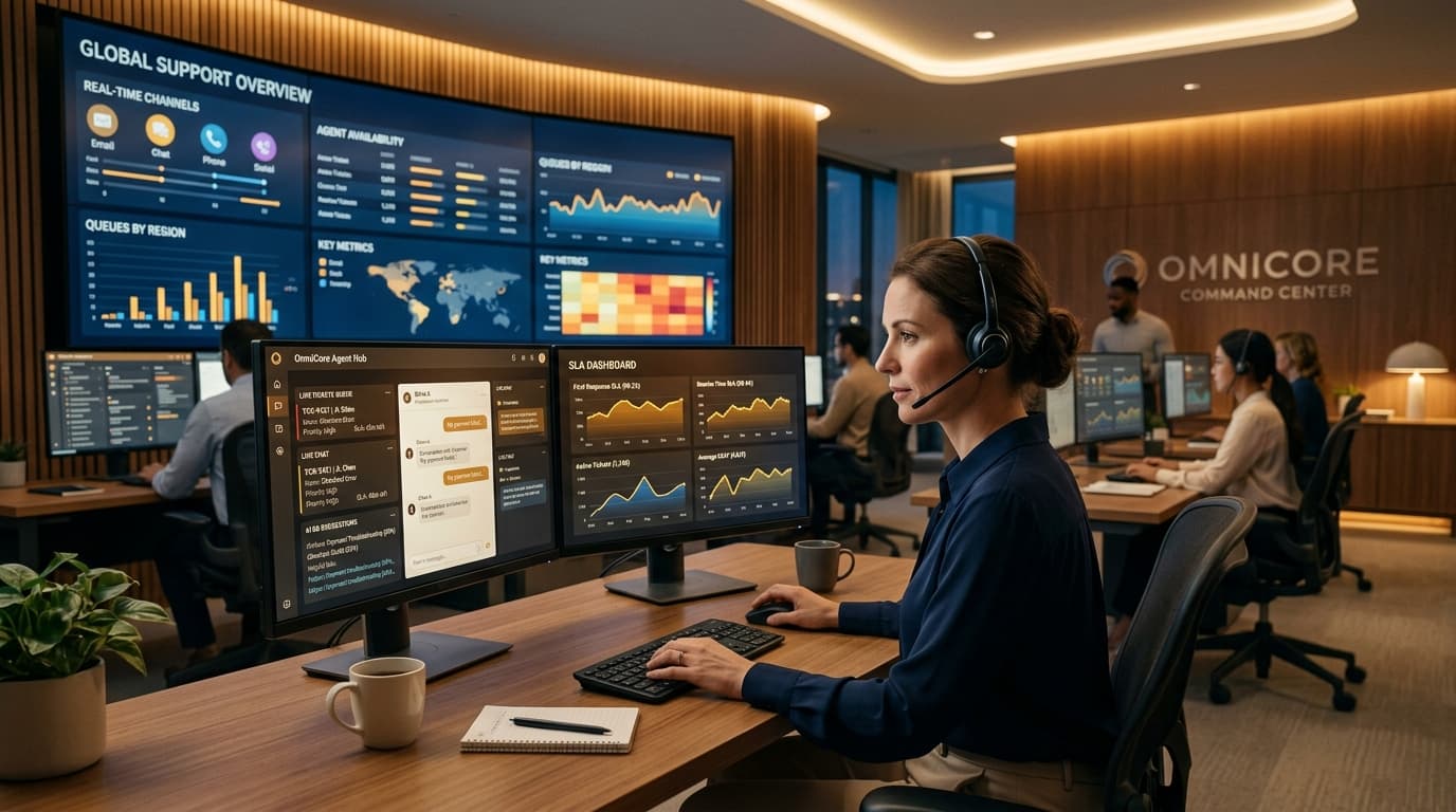 StepUp Desk support dashboard